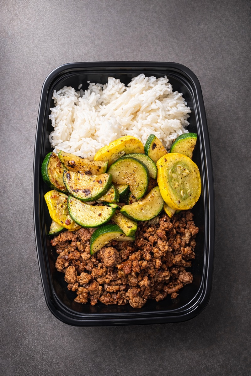 Teriyaki Turkey Bowl meal prep